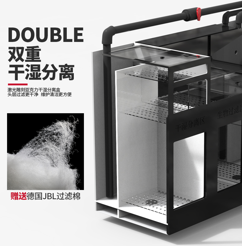 雷狼水族箱超白玻璃龍魚缸