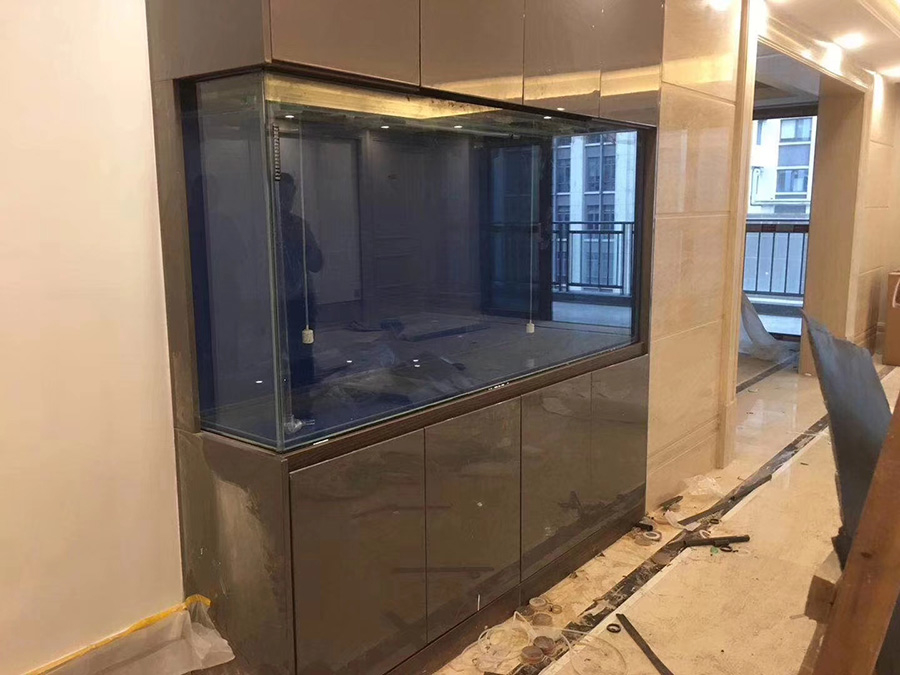 嵌入式定制魚缸案例