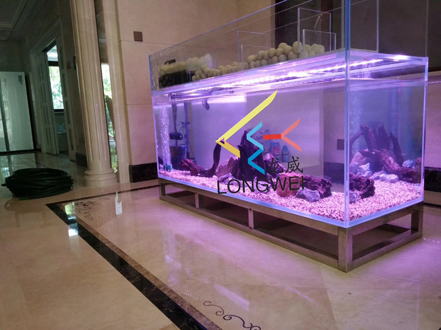 陽臺定制小型金魚缸——龍威水族